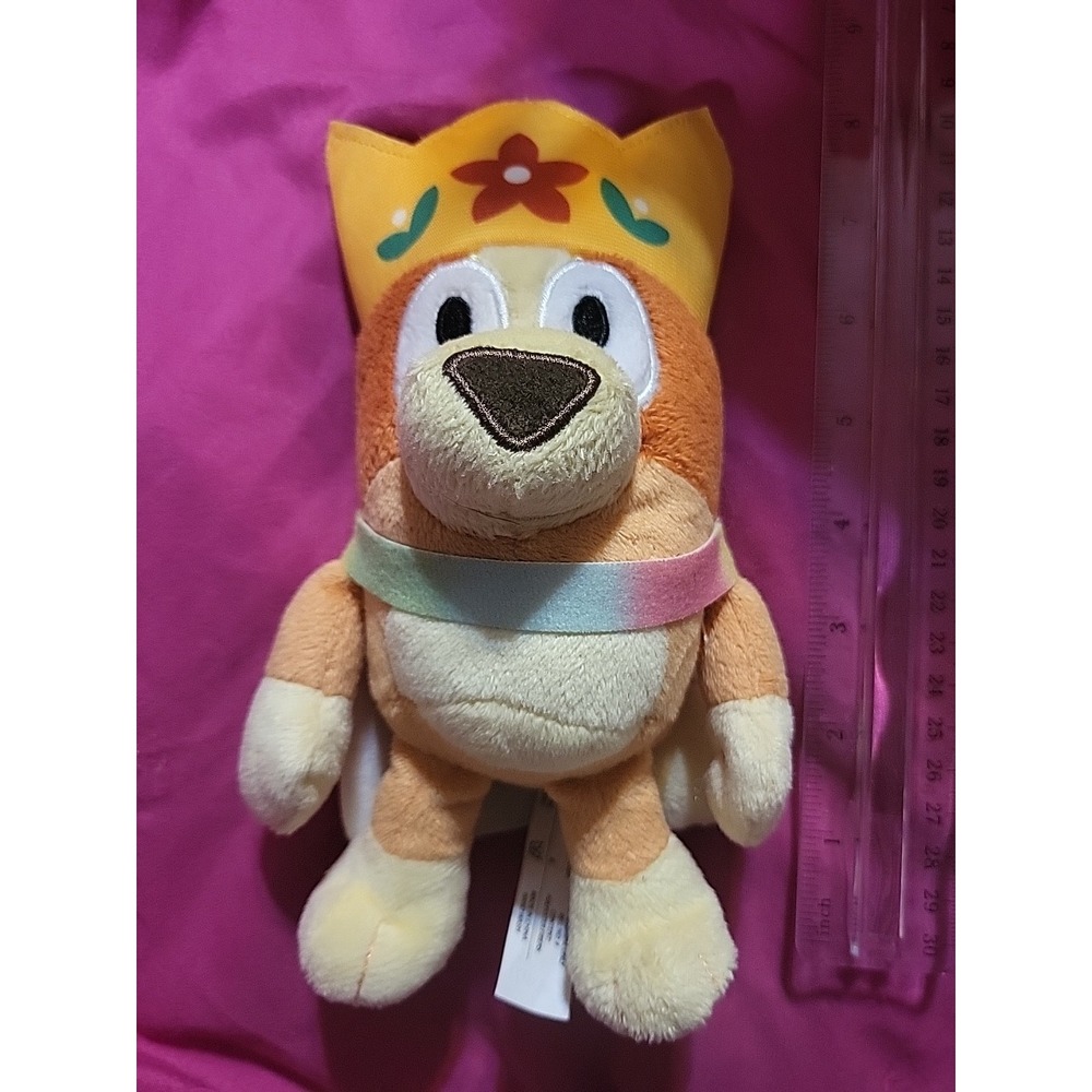 Moose Bluey Queen Bingo Plush Stuffed Toy‎ 7-8"